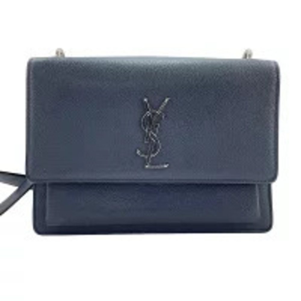 Saint Laurent Yves Shoulder Bag Navy Blue